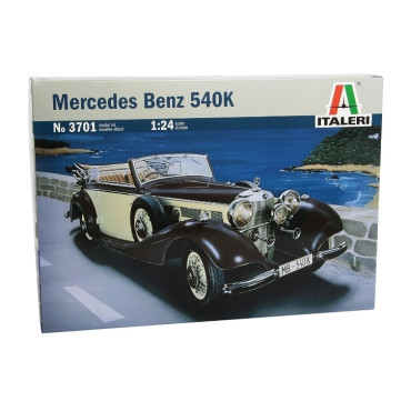 KIT PARA MONTAR ITALERI MERCEDES BENZ 540K 1/24 ITA 3701 3701S